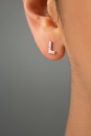 Heliophilia Silver Pendientes de Plata de Ley 925 Multicolor FA18083